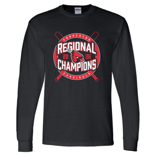 Forreston Baseball Regional Champs 2026 - DryBlend® 50/50 Long Sleeve T-Shirt Thumbnail